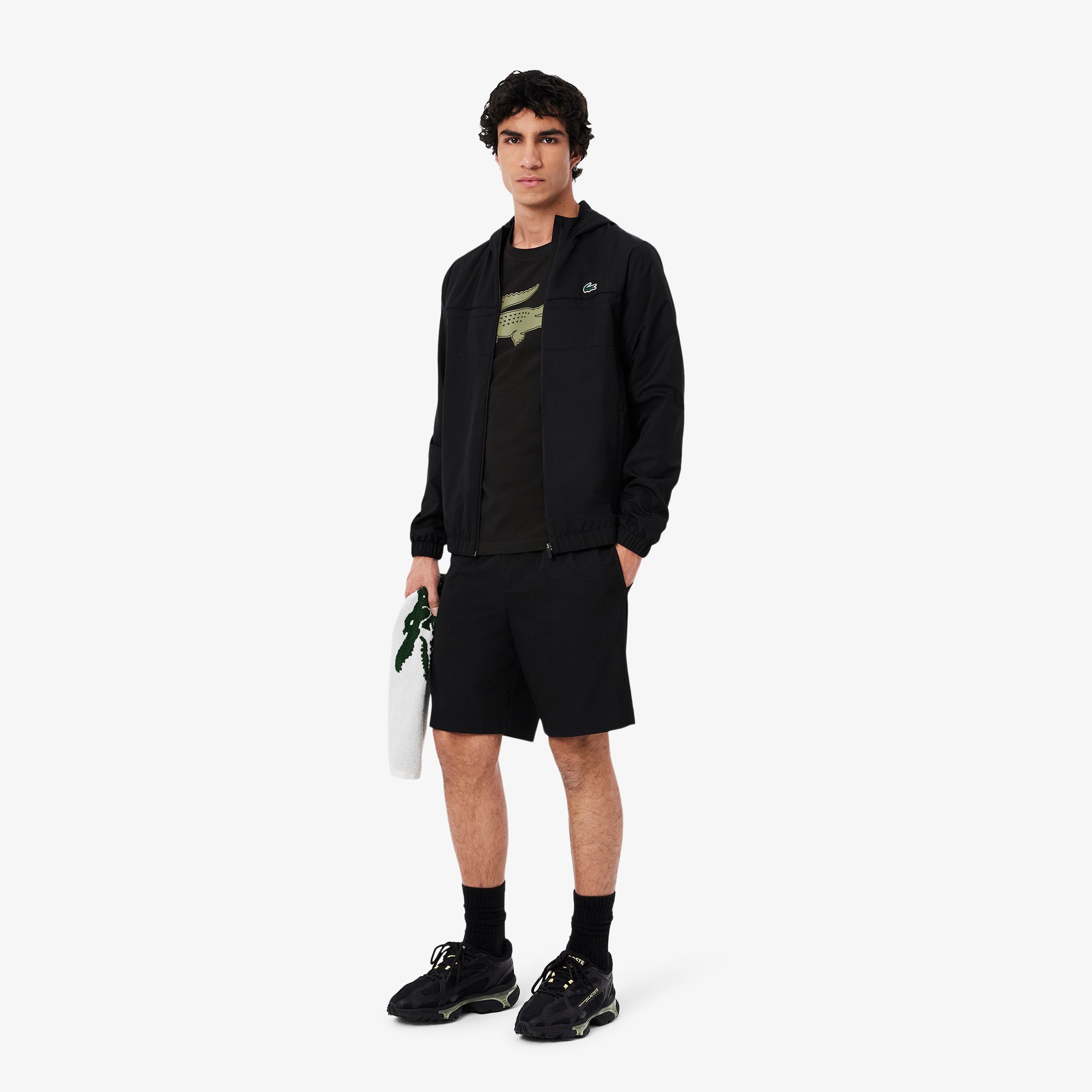 Áo Thun Thể Thao Lacoste Nam Cỡ XXL Có Logo Công Nghệ Ultra Dry
