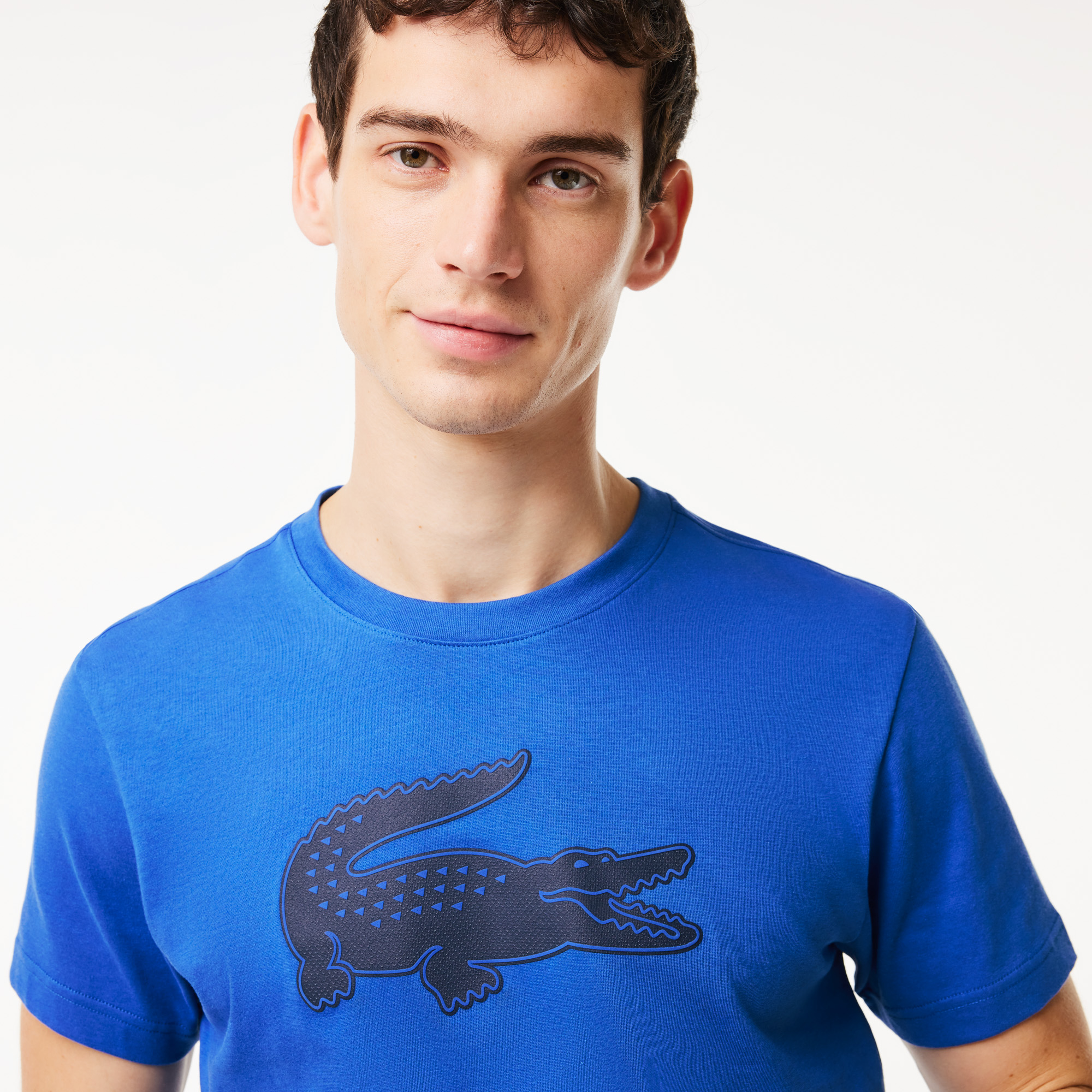 Áo Thun Thể Thao Lacoste Nam Cỡ XXL Có Logo Công Nghệ Ultra Dry