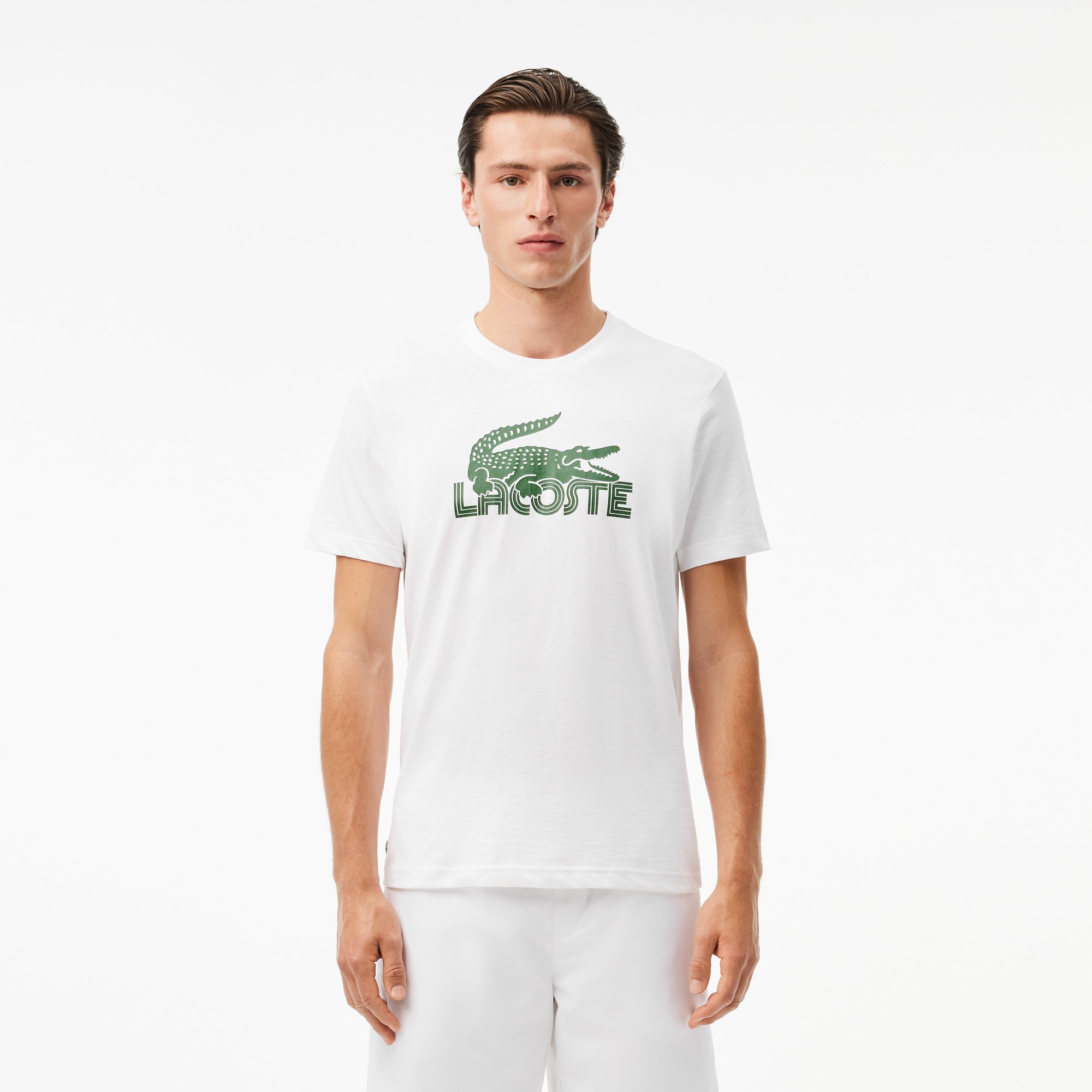 Áo Thun Thể Thao Lacoste Nam Chất Liệu Cotton Công Nghệ Ultra Dry
