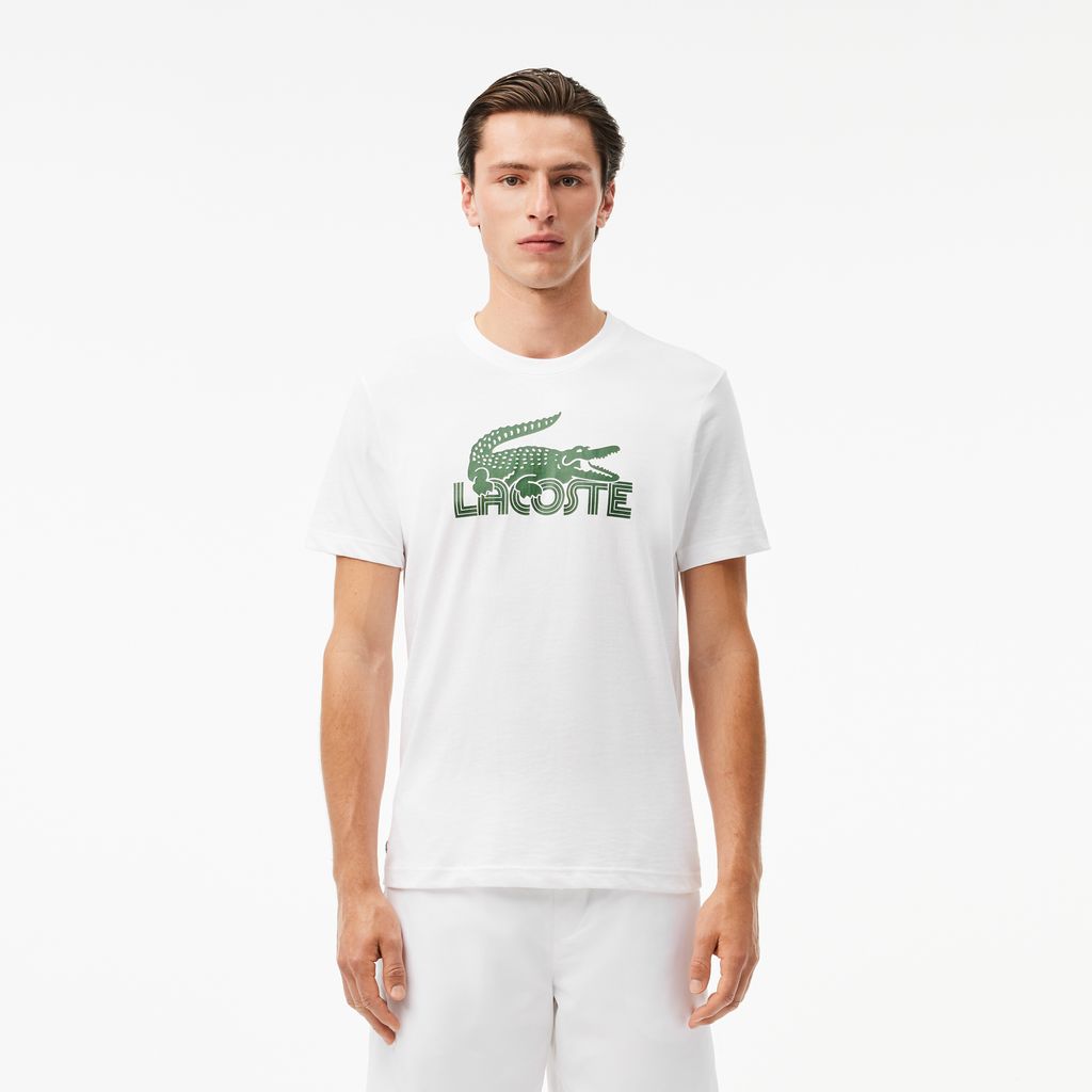 Áo Thun Thể Thao Lacoste Nam Chất Liệu Cotton Công Nghệ Ultra Dry