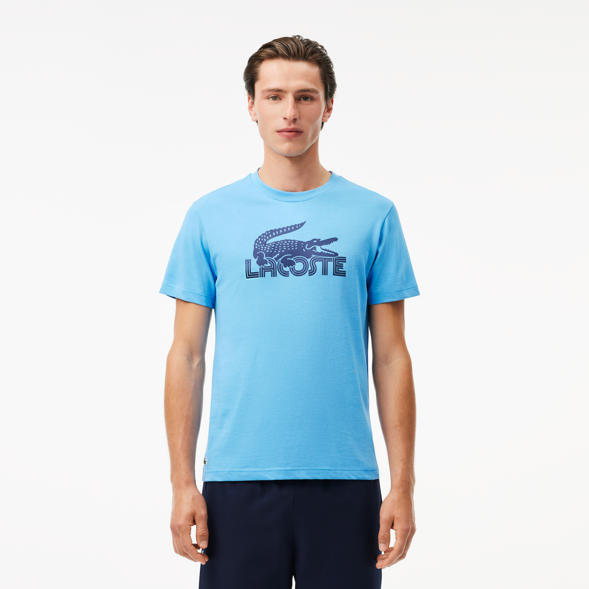 Áo Thun Thể Thao Lacoste Nam Chất Liệu Cotton Công Nghệ Ultra Dry