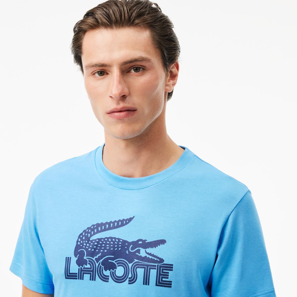Áo Thun Thể Thao Lacoste Nam Chất Liệu Cotton Công Nghệ Ultra Dry