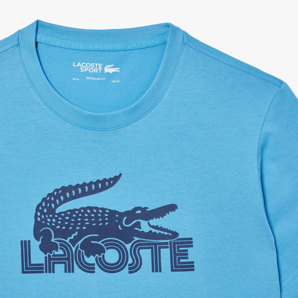 Áo Thun Thể Thao Lacoste Nam Chất Liệu Cotton Công Nghệ Ultra Dry