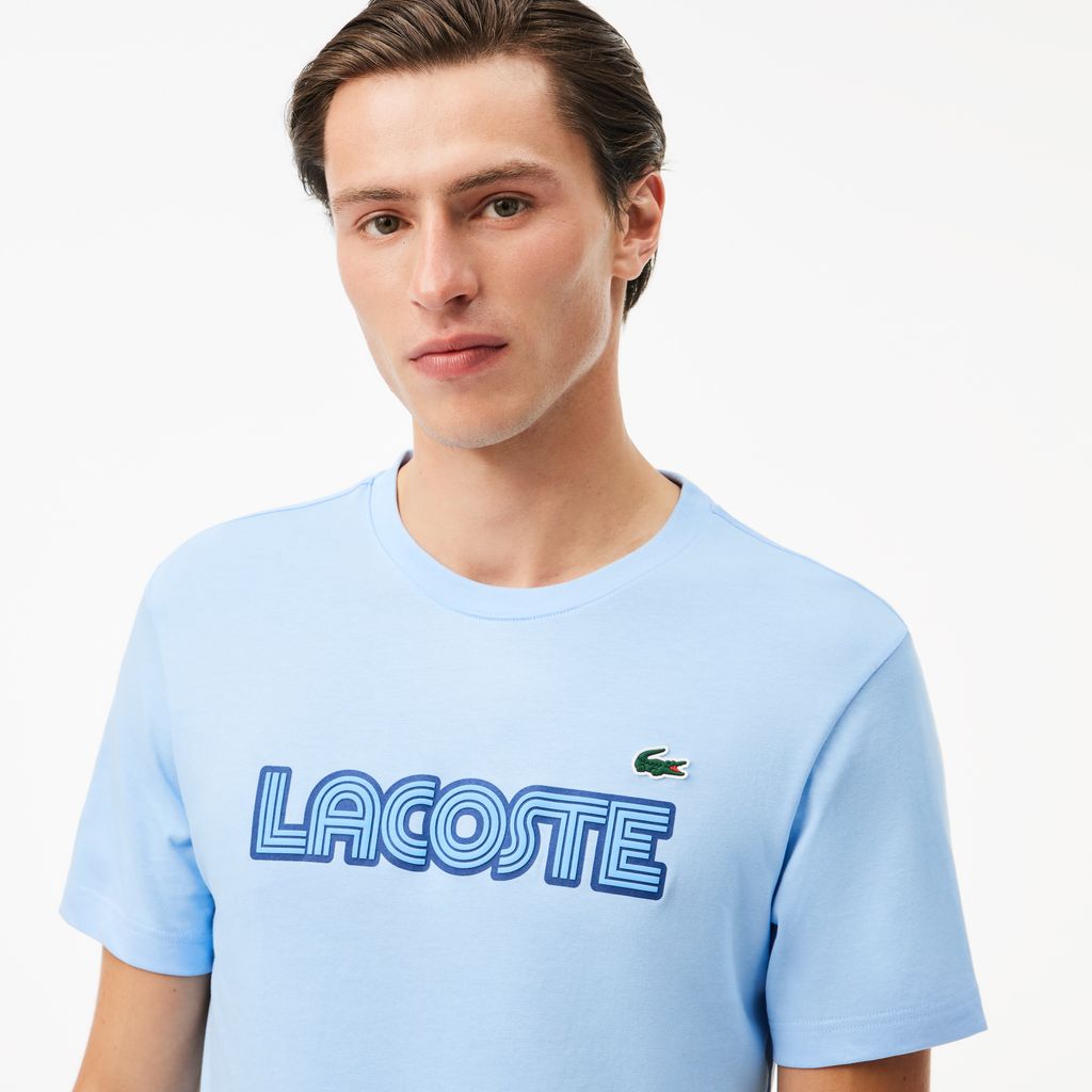 Áo Thun Thể Thao Lacoste Nam Chất Liệu Cotton Công Nghệ Ultra Dry Có Logo