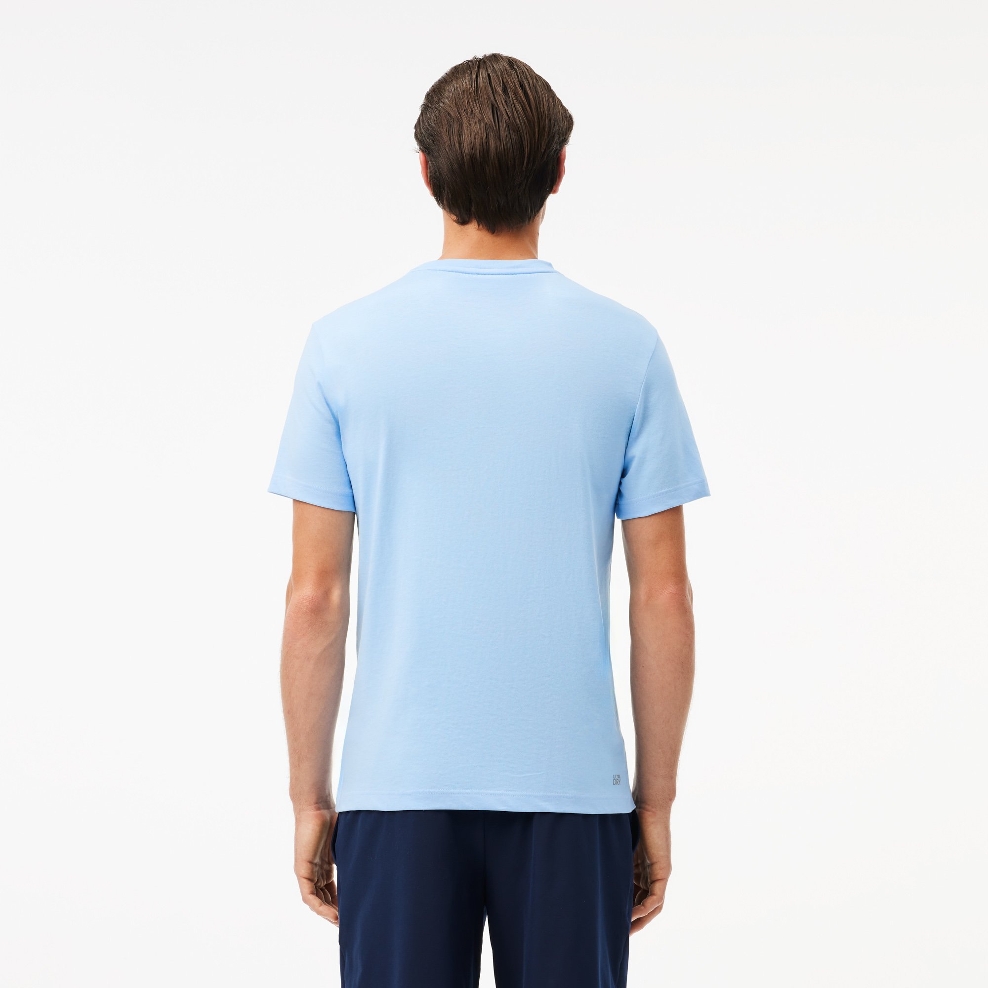 Áo Thun Thể Thao Lacoste Nam Chất Liệu Cotton Công Nghệ Ultra Dry Có Logo