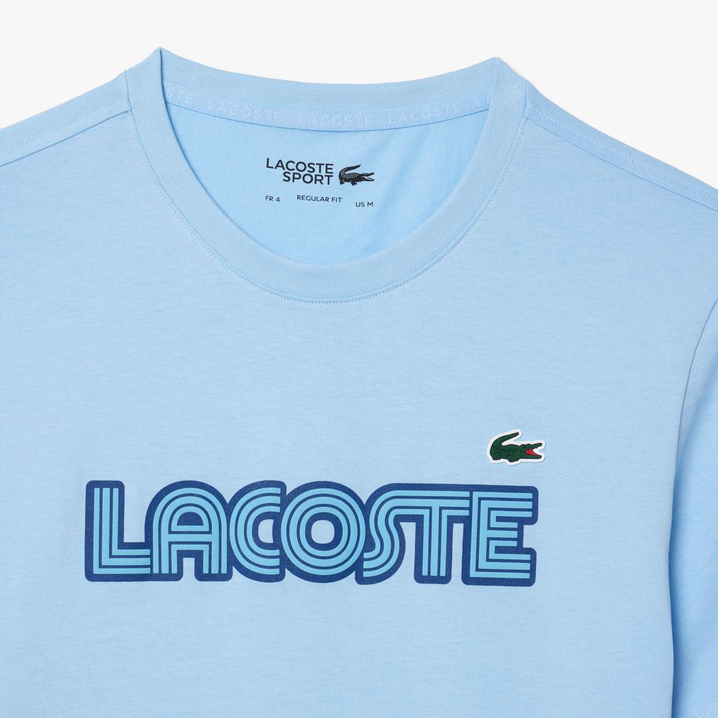 Áo Thun Thể Thao Lacoste Nam Chất Liệu Cotton Công Nghệ Ultra Dry Có Logo
