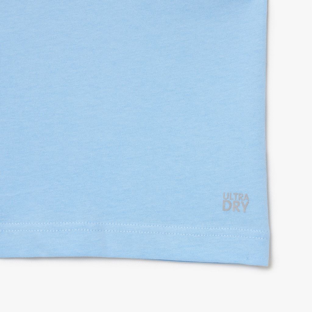 Áo Thun Thể Thao Lacoste Nam Chất Liệu Cotton Công Nghệ Ultra Dry Có Logo