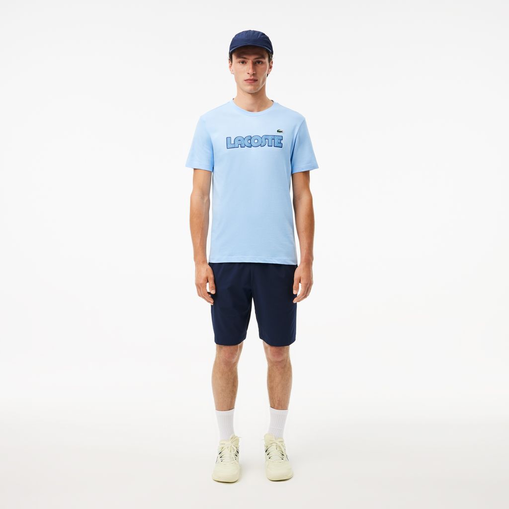 Áo Thun Thể Thao Lacoste Nam Chất Liệu Cotton Công Nghệ Ultra Dry Có Logo