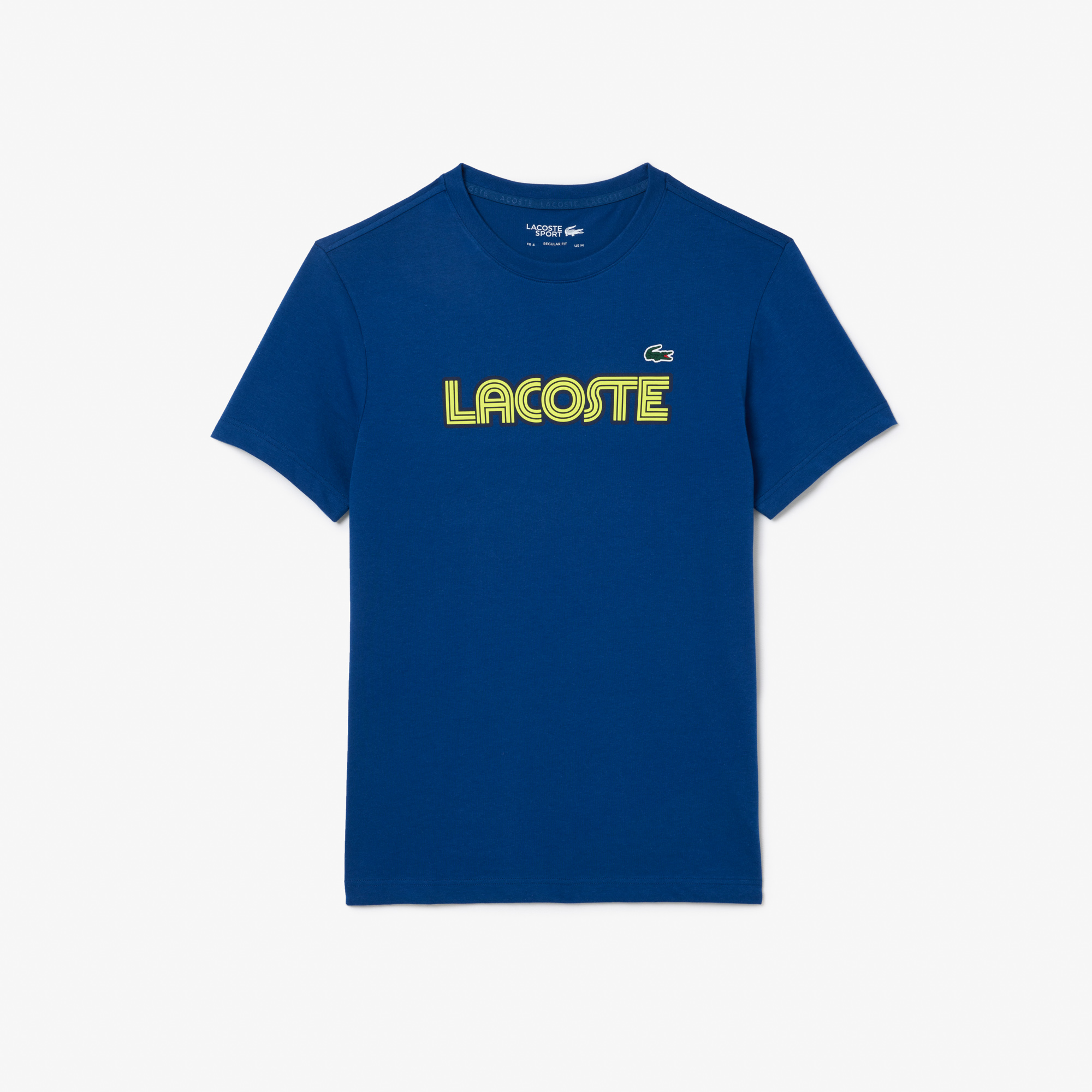 Áo Thun Thể Thao Lacoste Nam Chất Liệu Cotton Công Nghệ Ultra Dry Có Logo