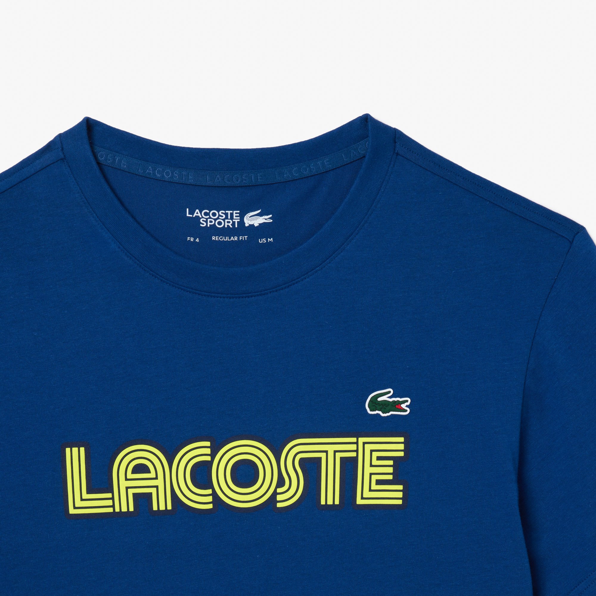 Áo Thun Thể Thao Lacoste Nam Chất Liệu Cotton Công Nghệ Ultra Dry Có Logo