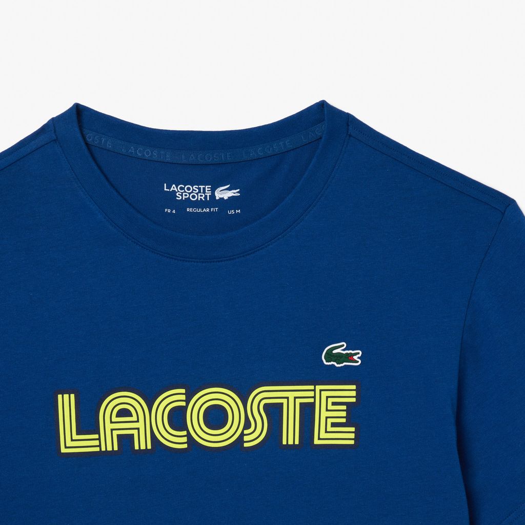Áo Thun Thể Thao Lacoste Nam Chất Liệu Cotton Công Nghệ Ultra Dry Có Logo