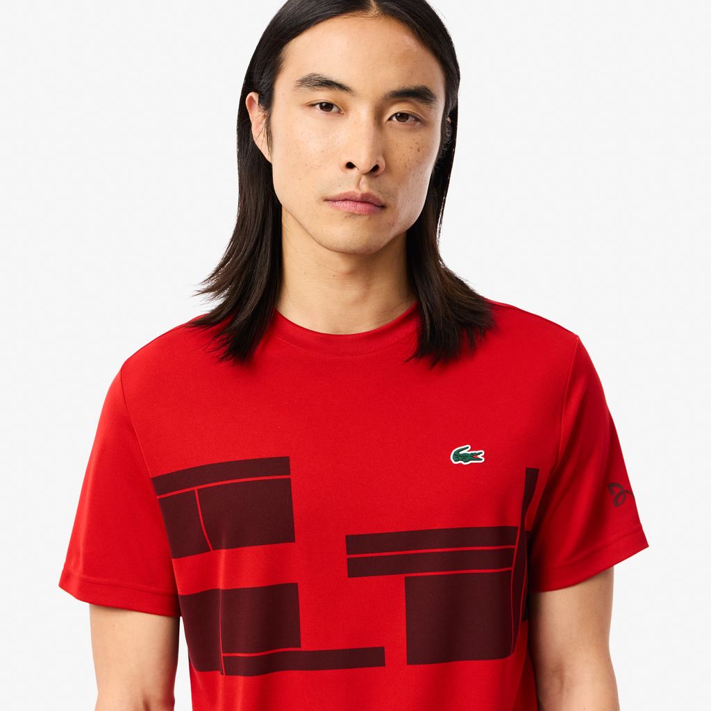 Áo Thun Tennis Lacoste Nam Lacoste X Novak Djokovic