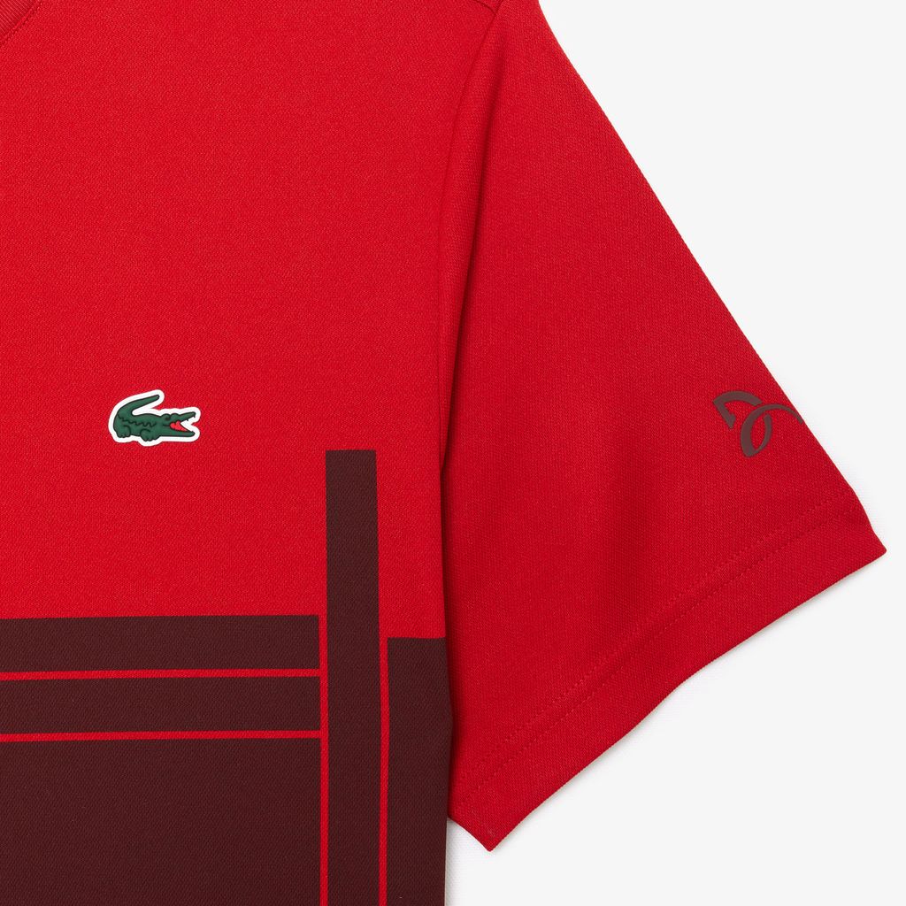 Áo Thun Tennis Lacoste Nam Lacoste X Novak Djokovic