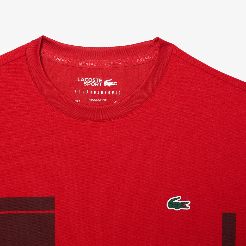 Áo Thun Tennis Lacoste Nam Lacoste X Novak Djokovic