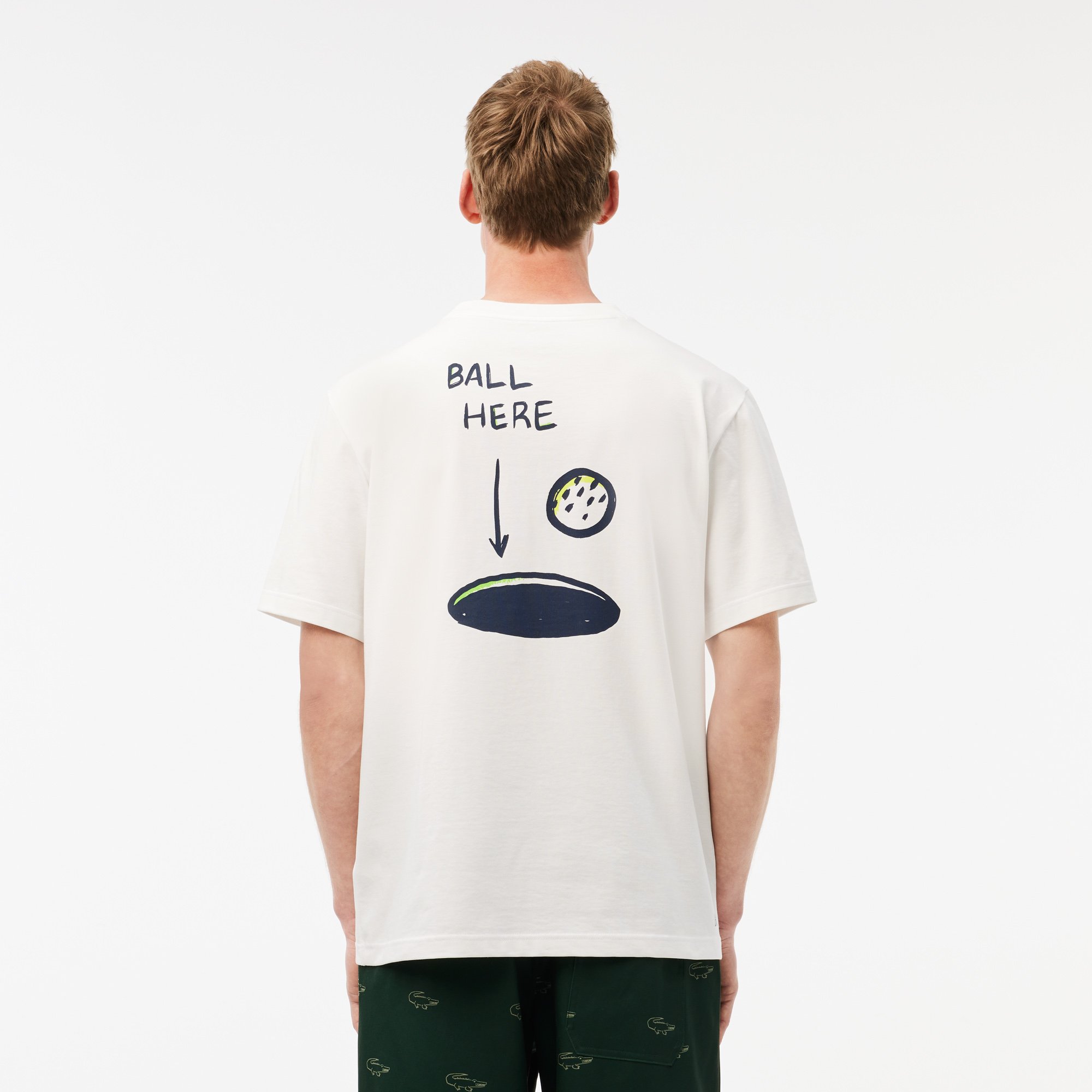 Áo Thun Golf Lacoste Nam Dáng Rộng Công Nghệ Ultra Dry Chất Liệu Cotton