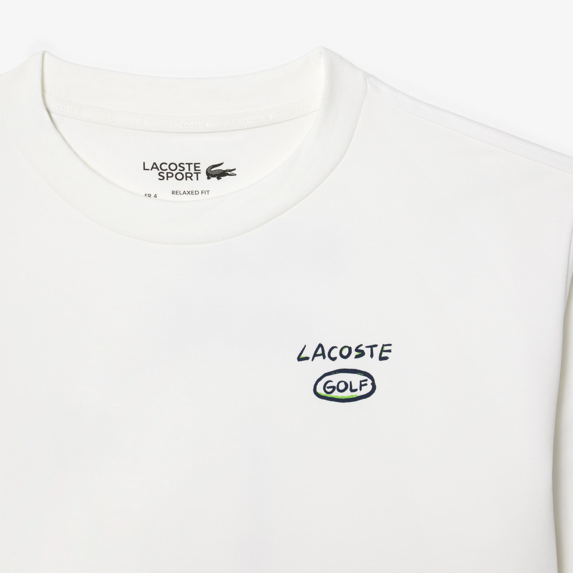 Áo Thun Golf Lacoste Nam Dáng Rộng Công Nghệ Ultra Dry Chất Liệu Cotton