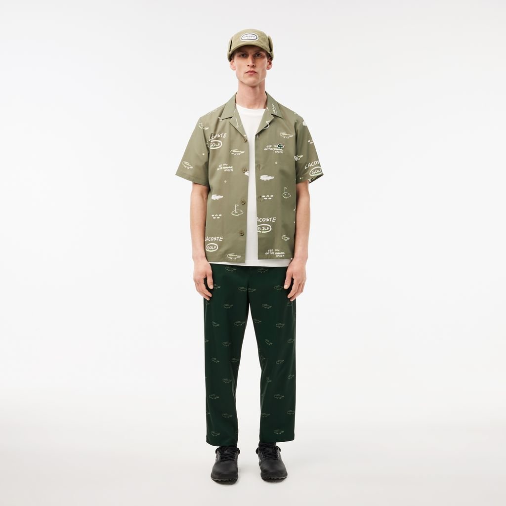 Áo Thun Golf Lacoste Nam Dáng Rộng Công Nghệ Ultra Dry Chất Liệu Cotton