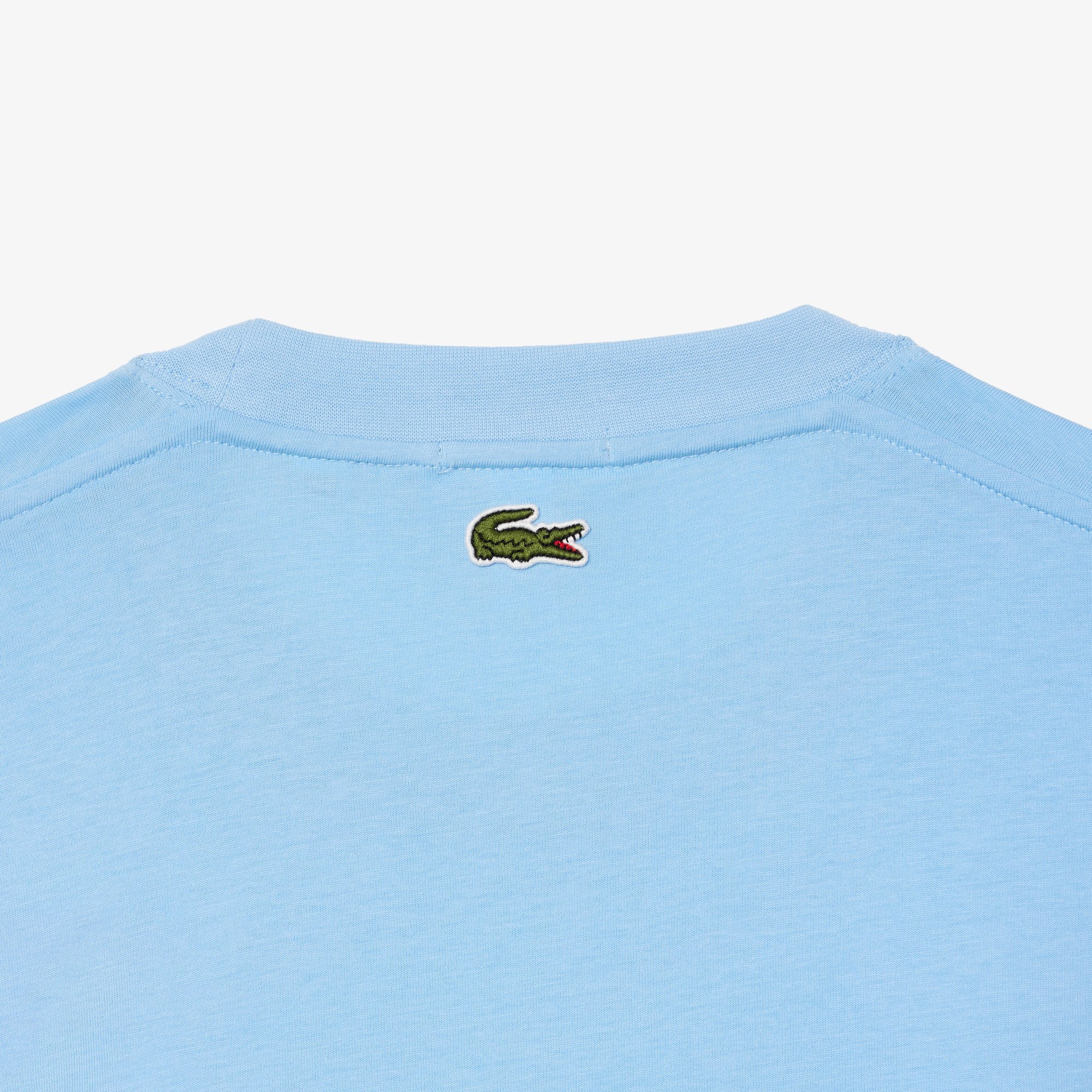 Áo Thun Lacoste Unisex Chất Liệu Cotton Họa Tiết In