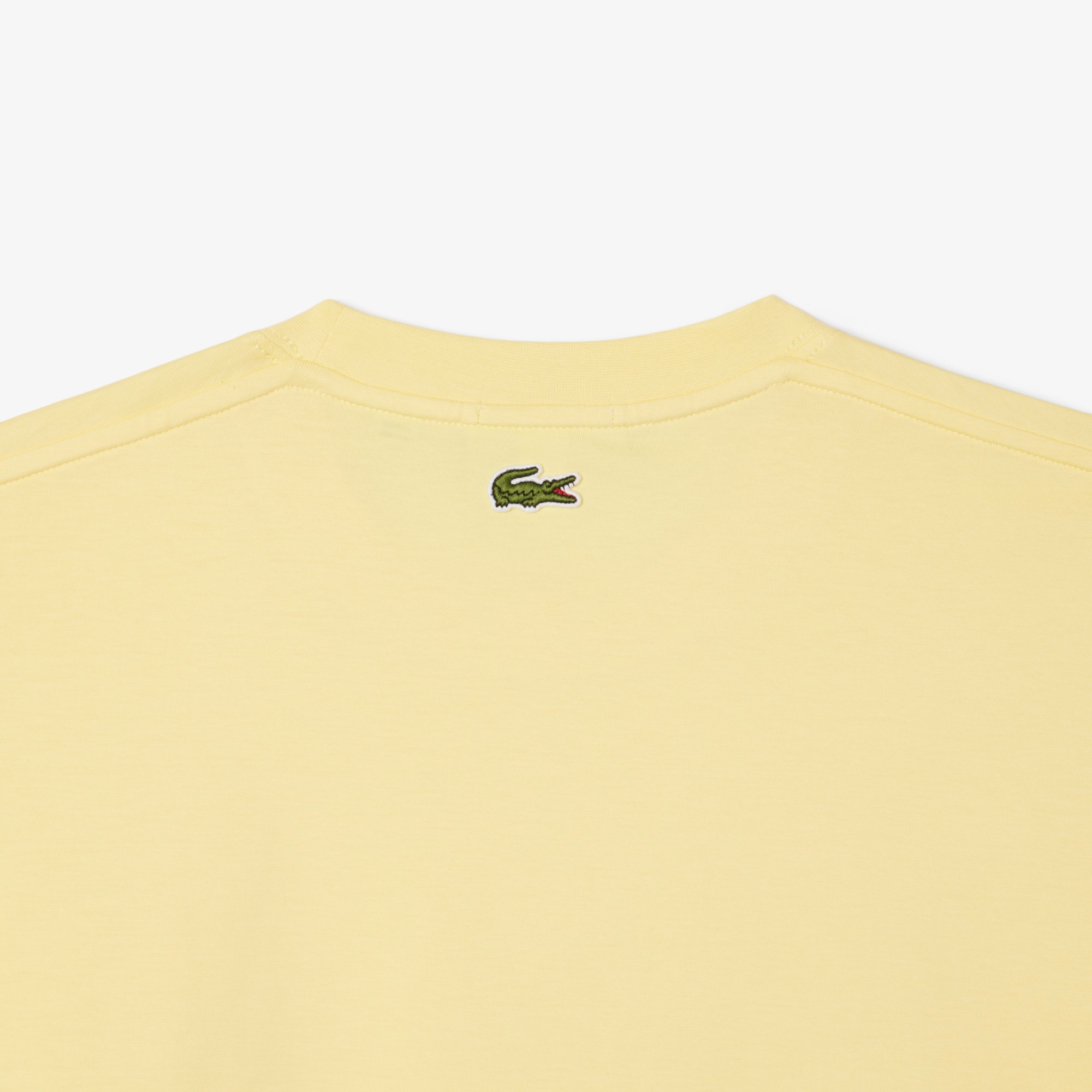 Áo Thun Lacoste Unisex Chất Liệu Cotton Họa Tiết In