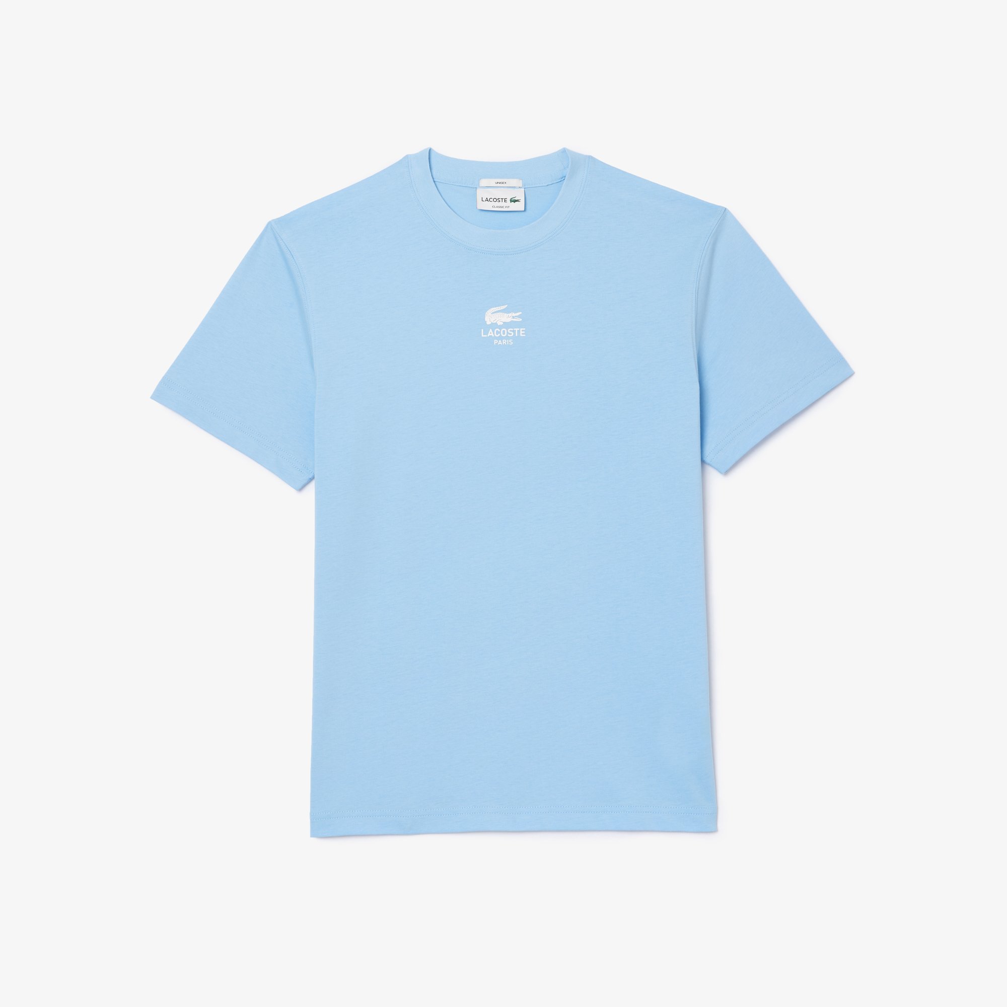 Áo Thun Lacoste Unisex Chất Liệu Cotton Họa Tiết In