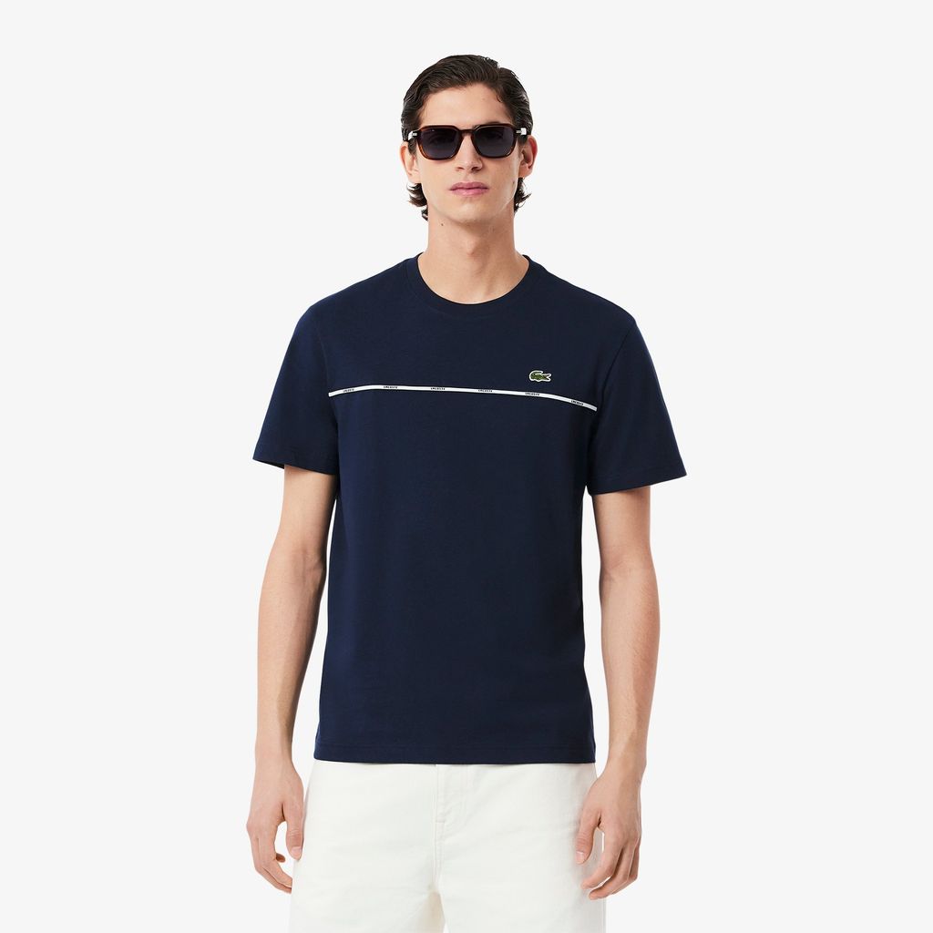 Áo Thun Lacoste Nam Dáng Suông Có Logo Lacoste