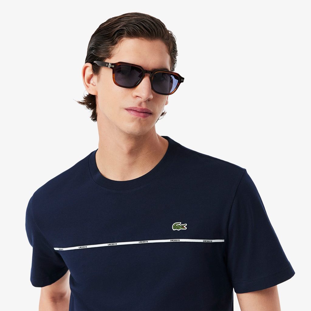 Áo Thun Lacoste Nam Dáng Suông Có Logo Lacoste
