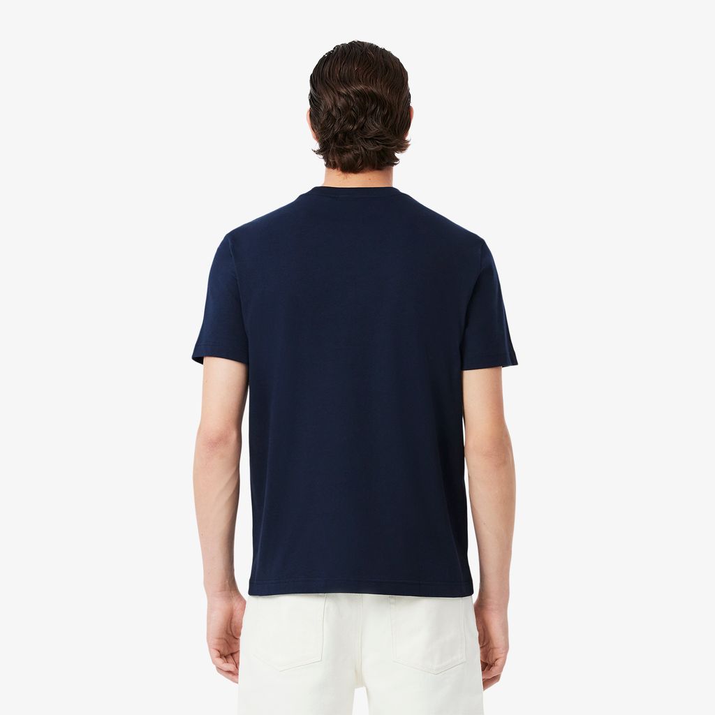 Áo Thun Lacoste Nam Dáng Suông Có Logo Lacoste