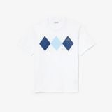 Áo Thun Lacoste Nam Chất Liệu Cotton Argyle Dày Họa Tiết In