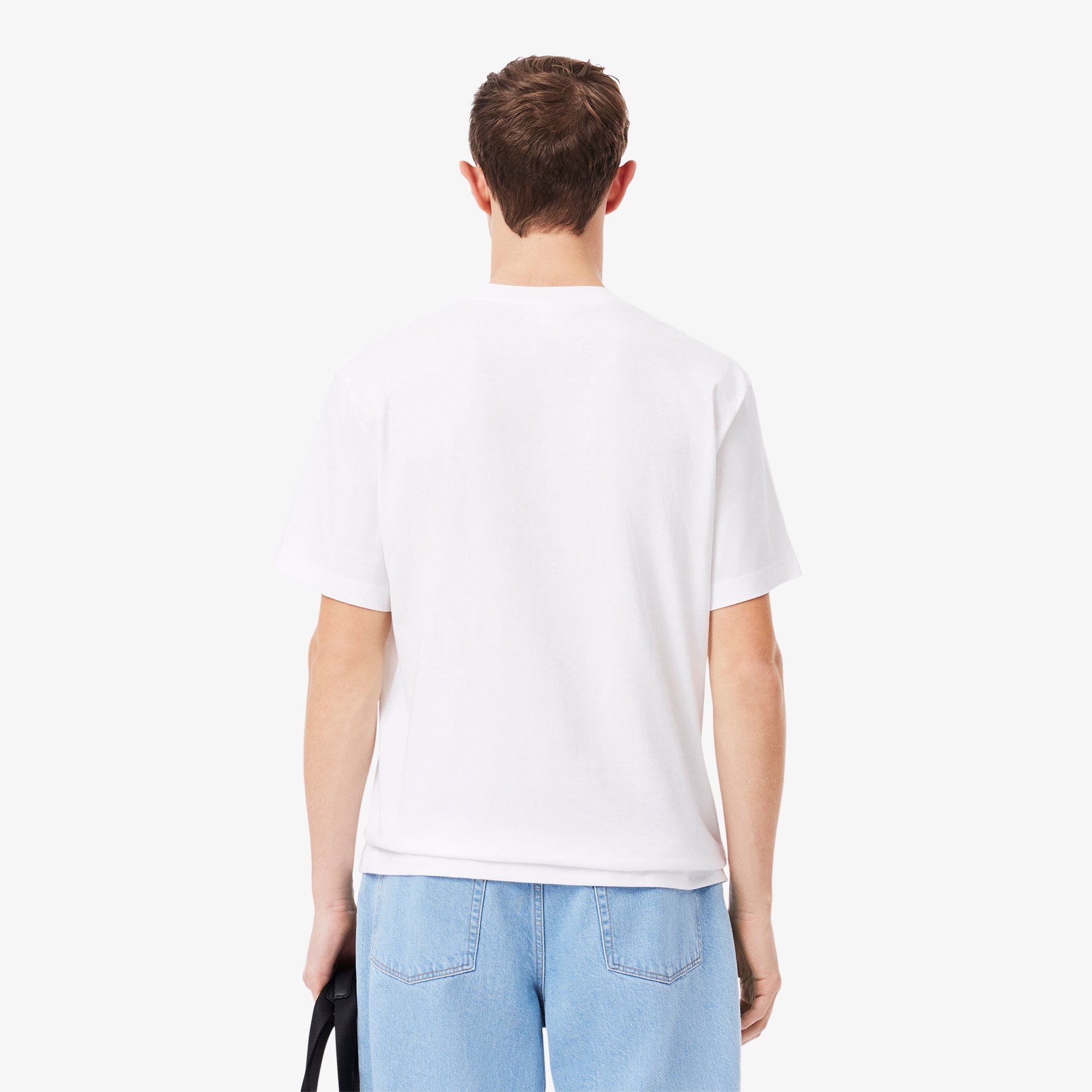 Áo Thun Lacoste Nam Chất Liệu Cotton Có Túi Ngực