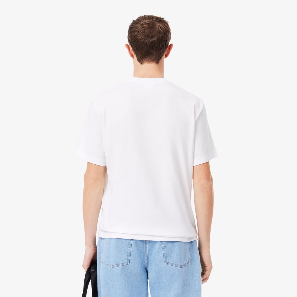Áo Thun Lacoste Nam Chất Liệu Cotton Có Túi Ngực