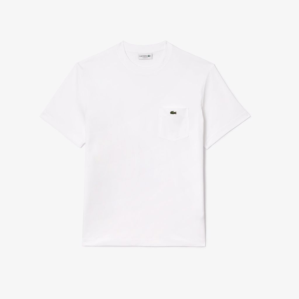 Áo Thun Lacoste Nam Chất Liệu Cotton Có Túi Ngực