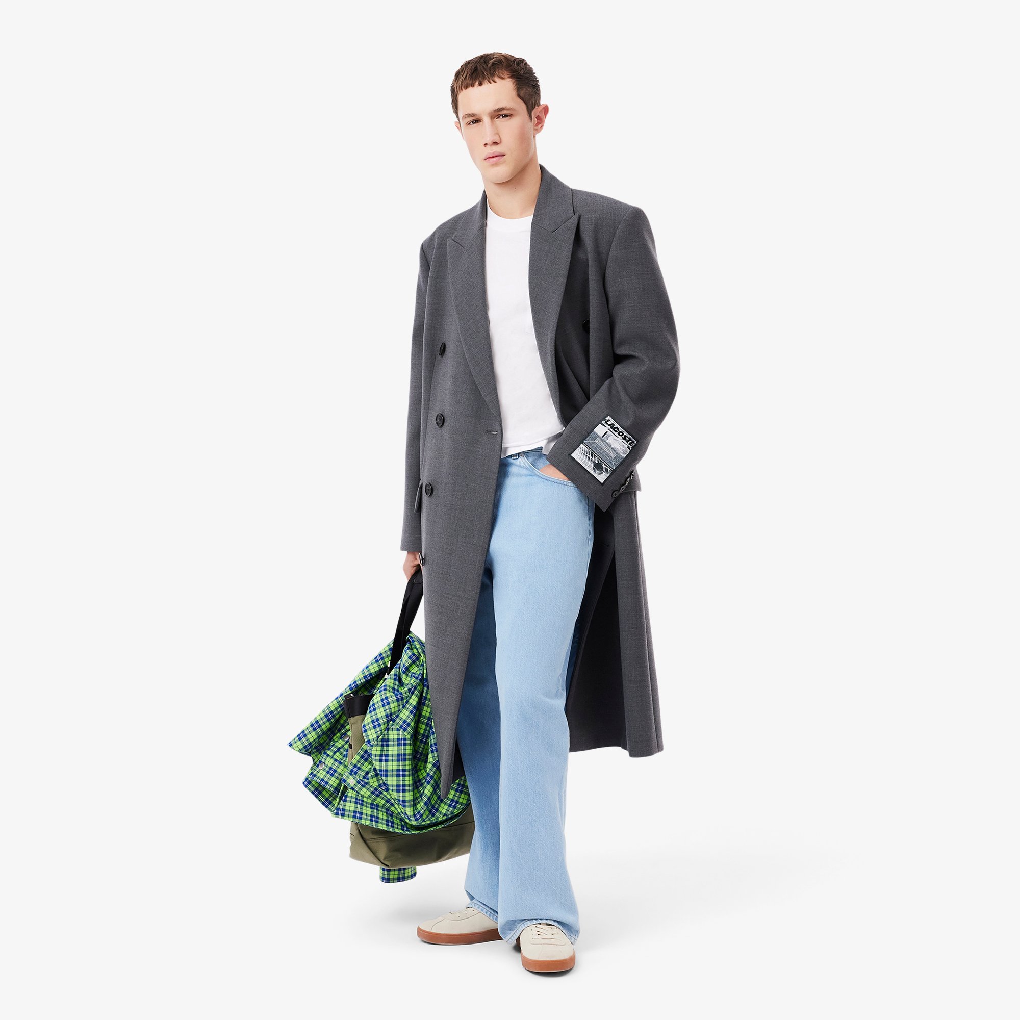 Áo Thun Lacoste Nam Chất Liệu Cotton Có Túi Ngực