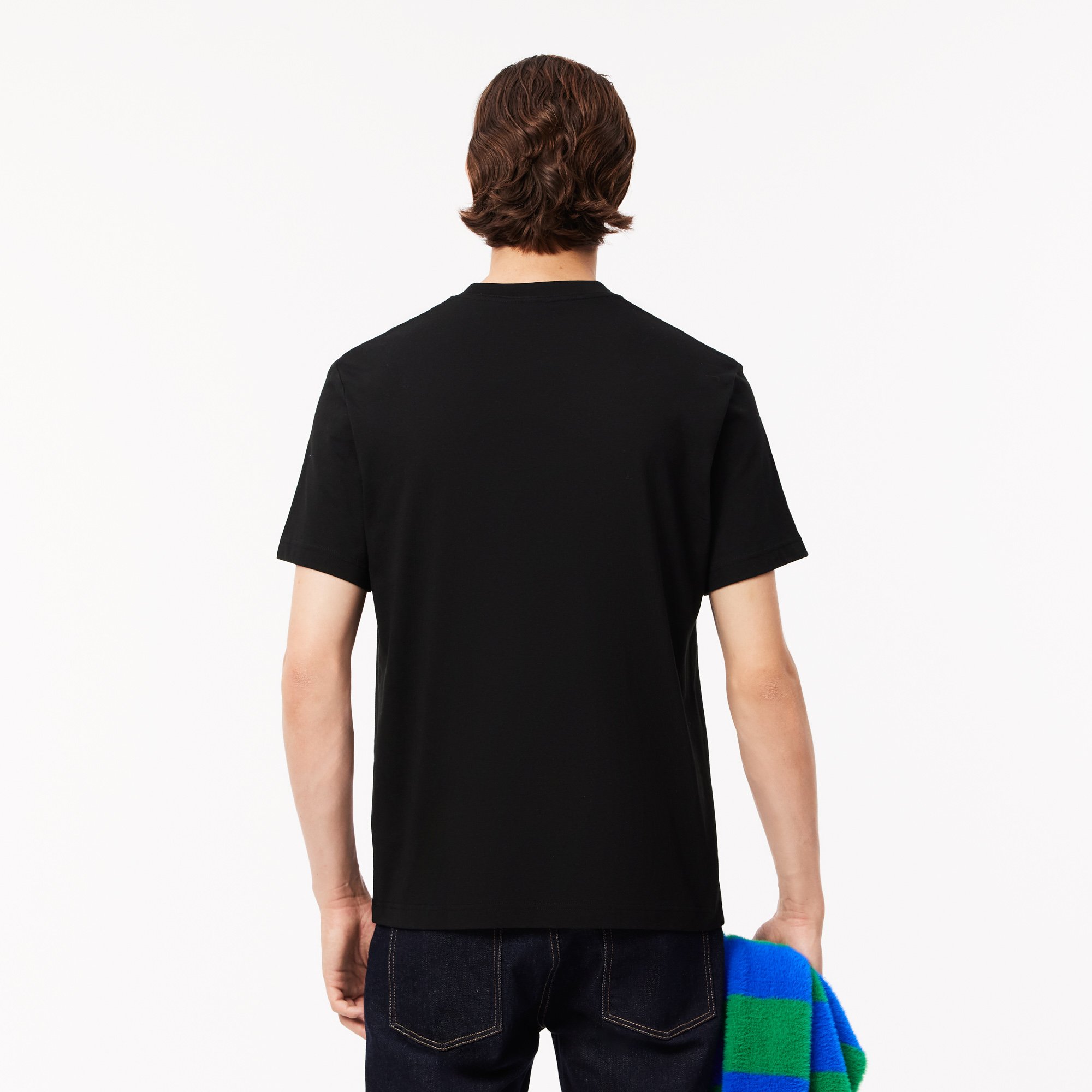 Áo Thun Lacoste Nam Chất Liệu Cotton Có Túi Ngực