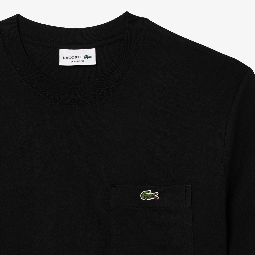 Áo Thun Lacoste Nam Chất Liệu Cotton Có Túi Ngực