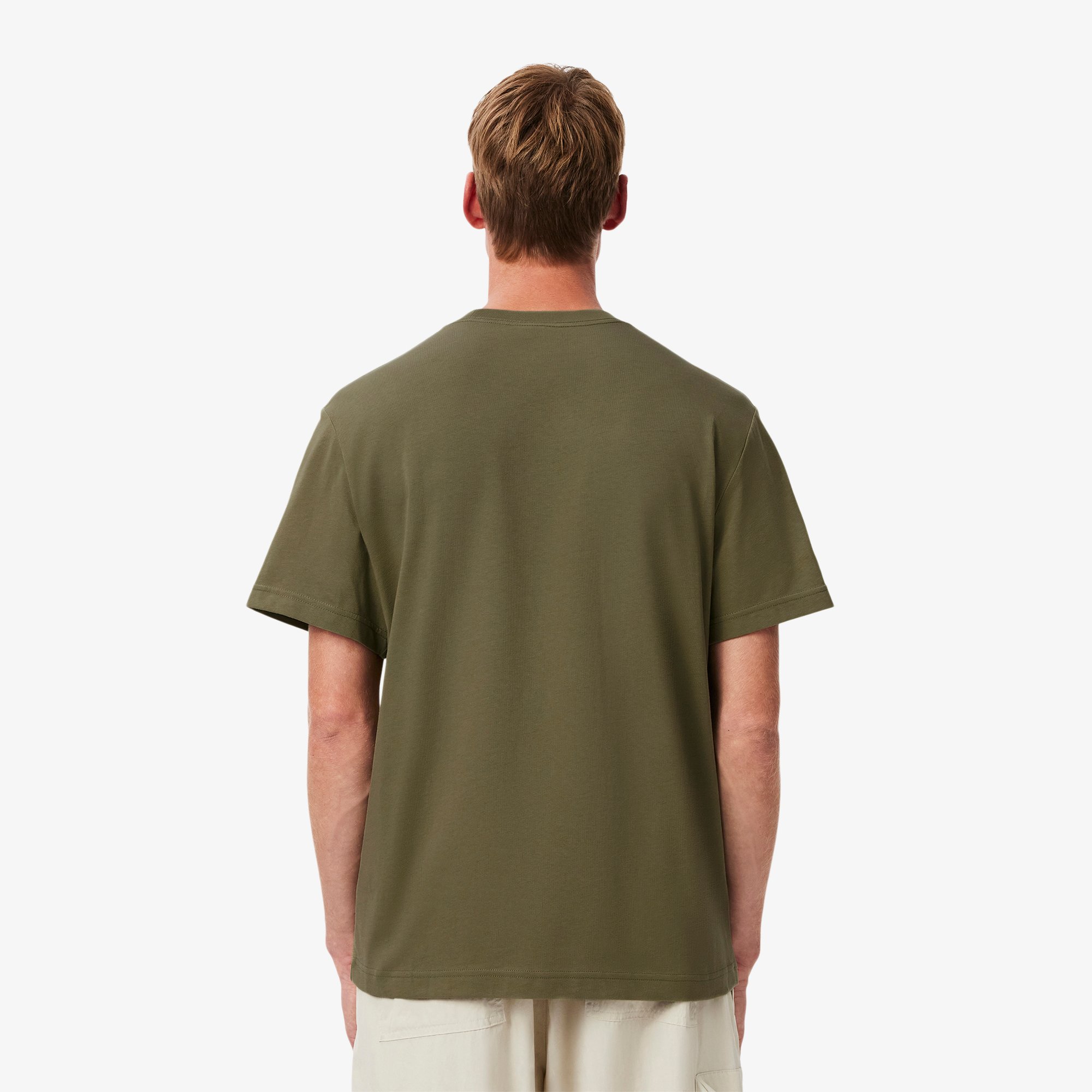 Áo Thun Lacoste Nam Chất Liệu Cotton Có Túi Ngực