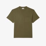Áo Thun Lacoste Nam Chất Liệu Cotton Có Túi Ngực