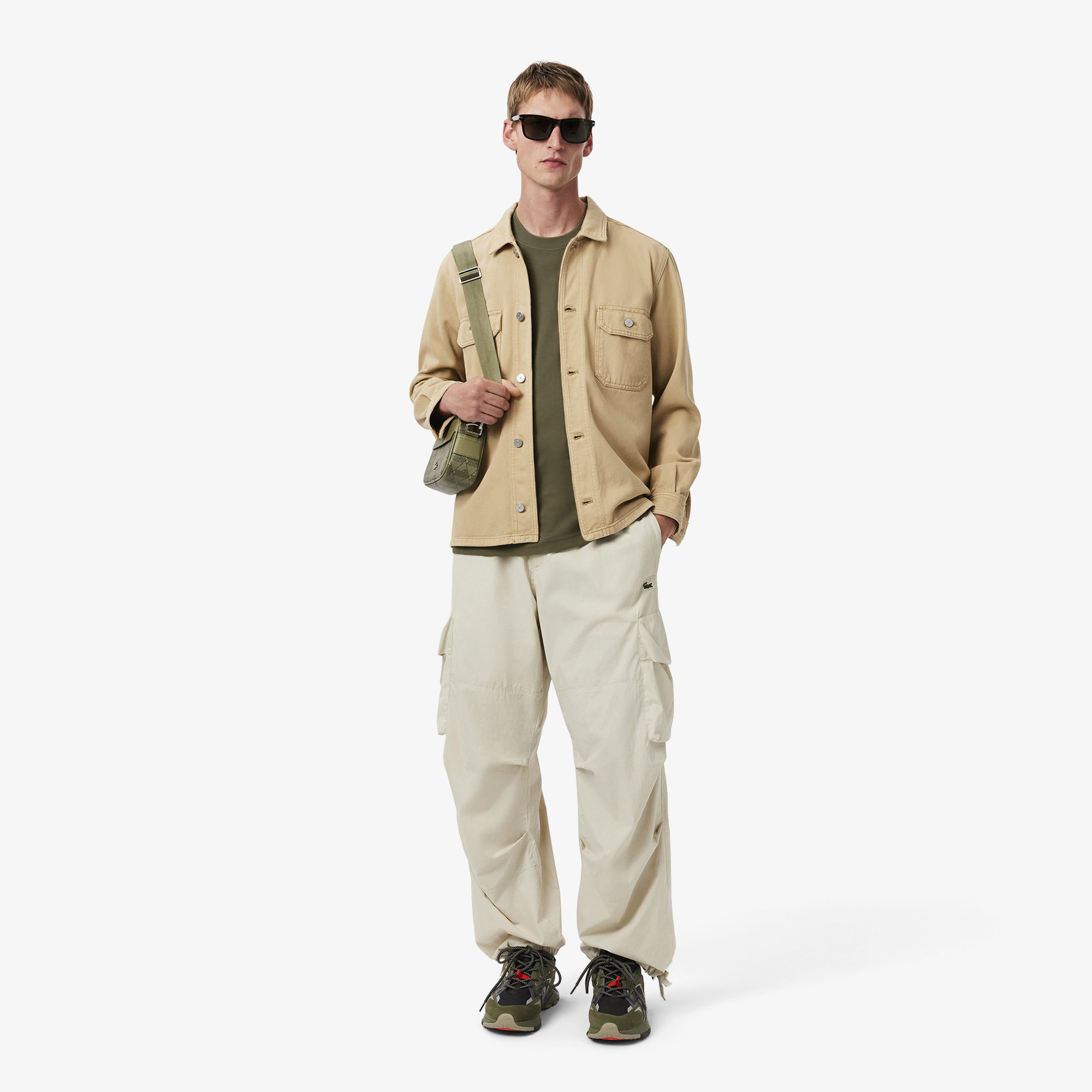 Áo Thun Lacoste Nam Chất Liệu Cotton Có Túi Ngực
