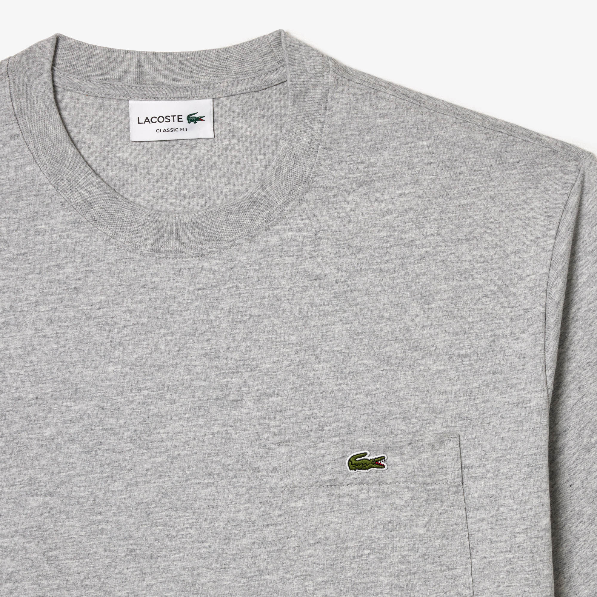 Áo Thun Lacoste Nam Chất Liệu Cotton Có Túi Ngực