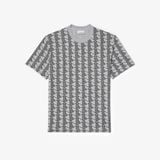 Áo Thun Lacoste Nam Chất Liệu Cotton Họa Tiết Monogram