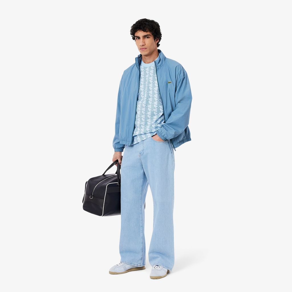 Áo Thun Lacoste Nam Chất Liệu Cotton Họa Tiết Monogram