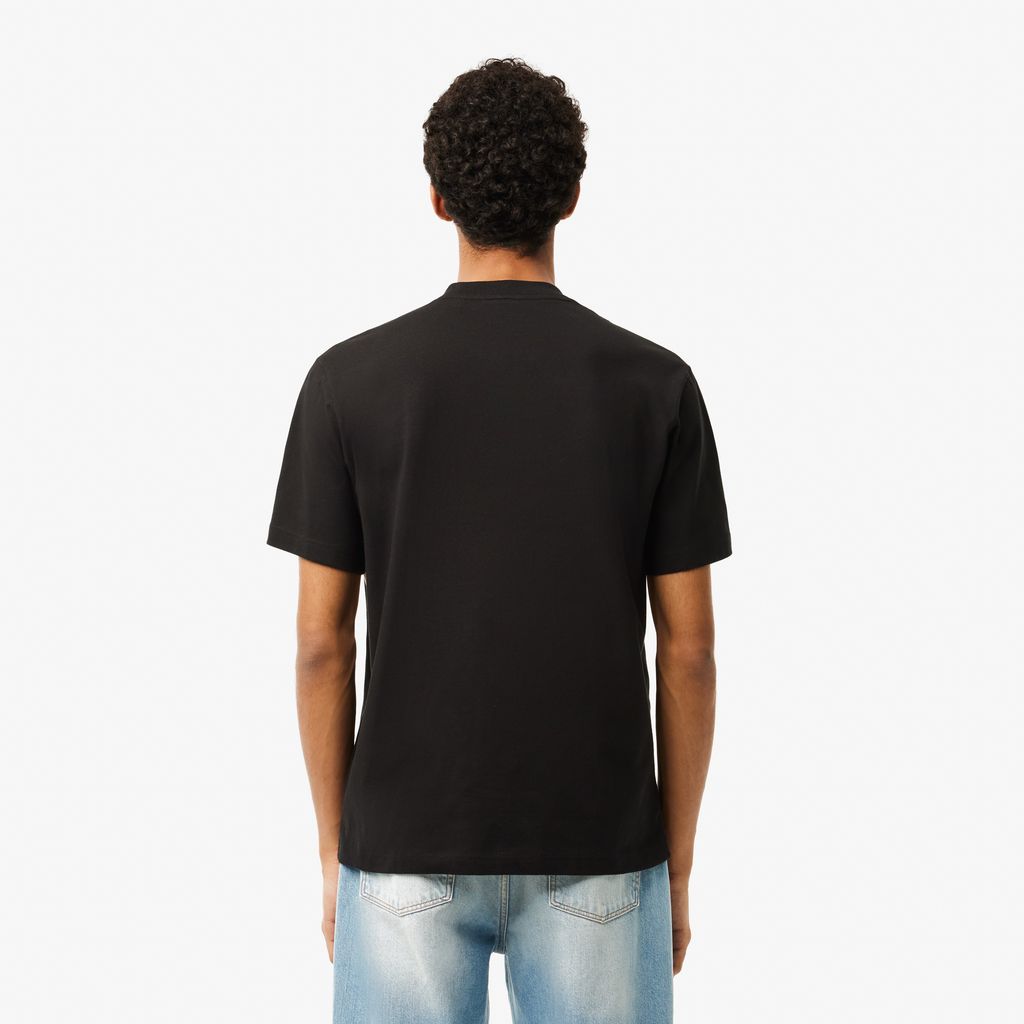 Áo Thun Lacoste Nam Chất Liệu Jersey Cotton Họa Tiết Color-Block
