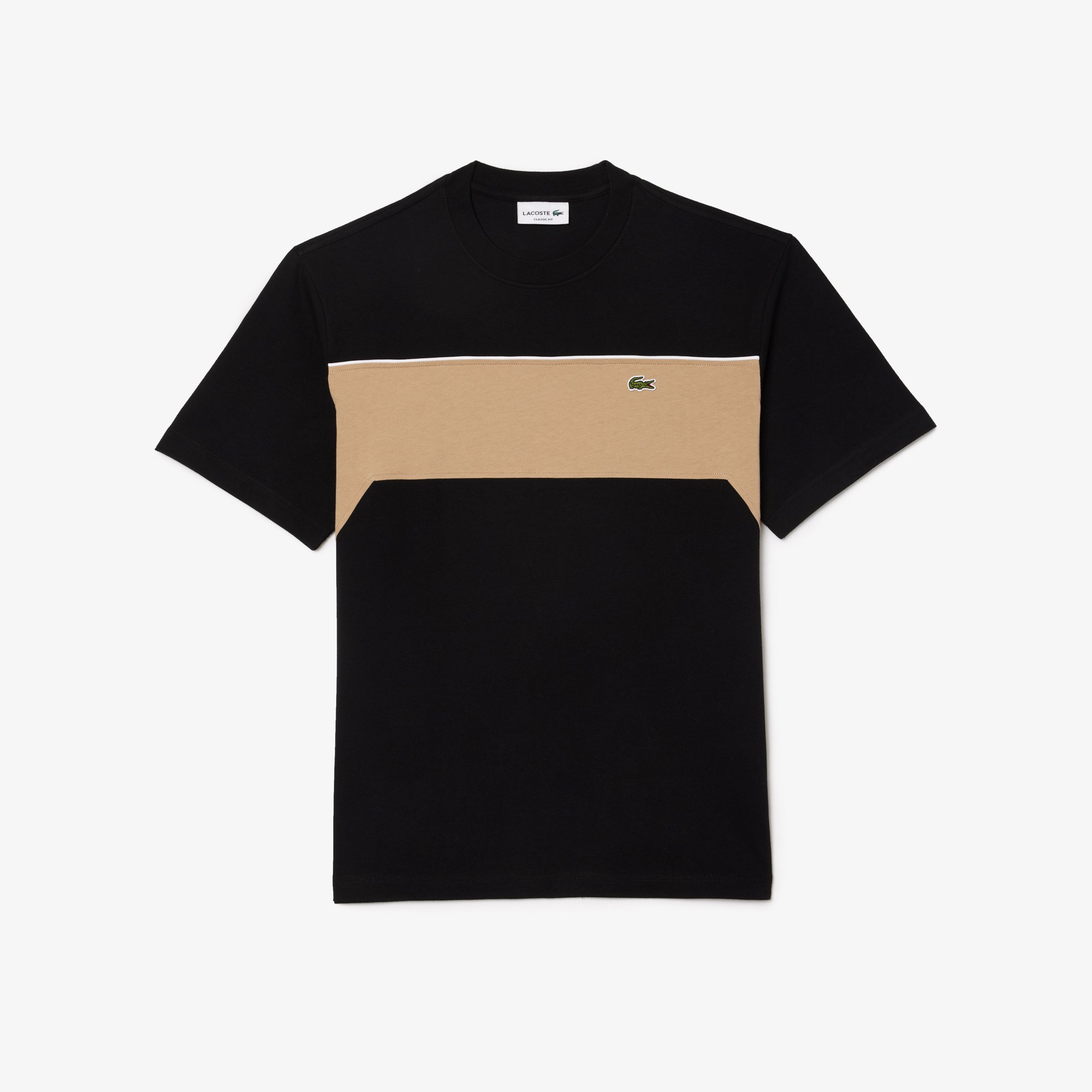Áo Thun Lacoste Nam Chất Liệu Jersey Cotton Họa Tiết Color-Block