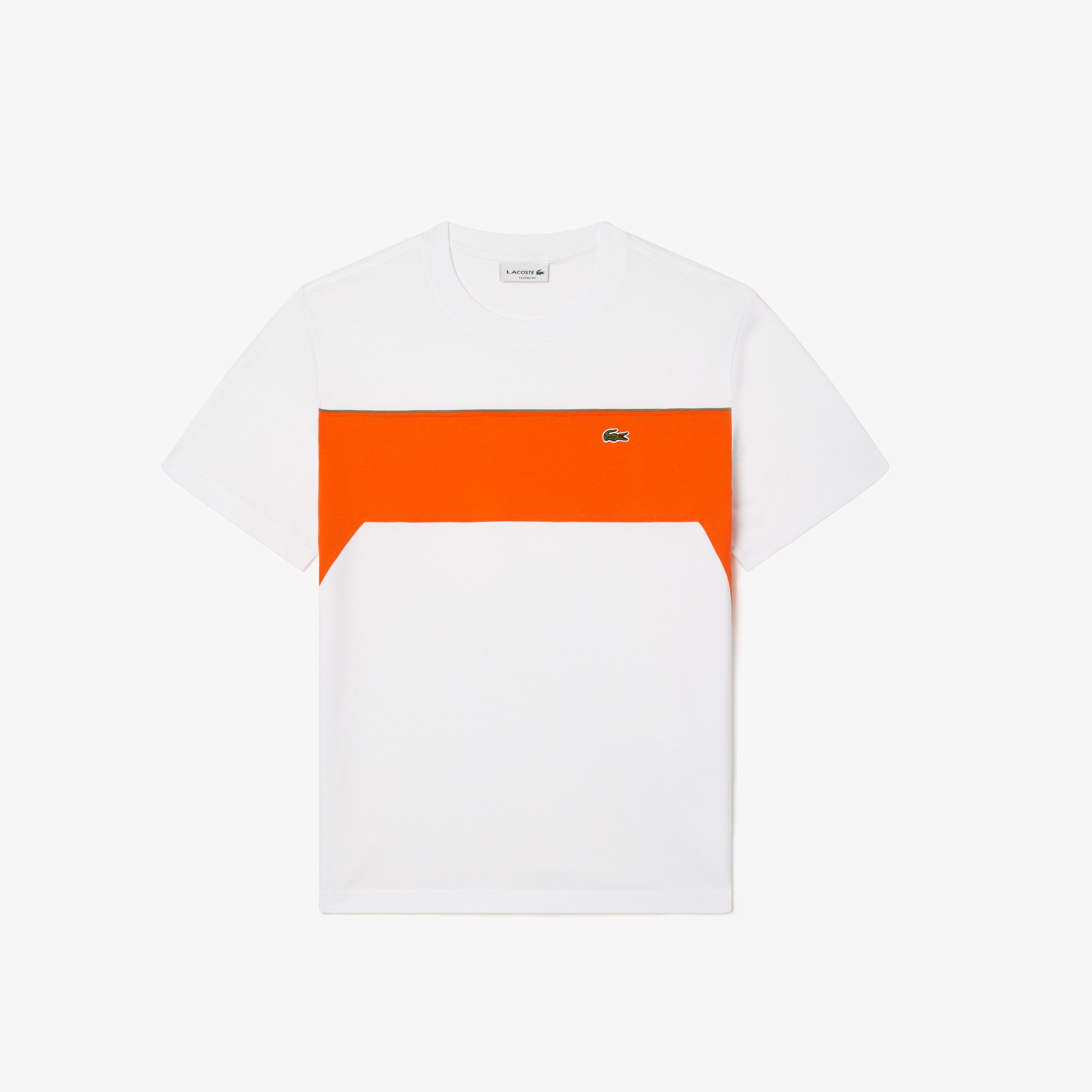 Áo Thun Lacoste Nam Chất Liệu Jersey Cotton Họa Tiết Color-Block