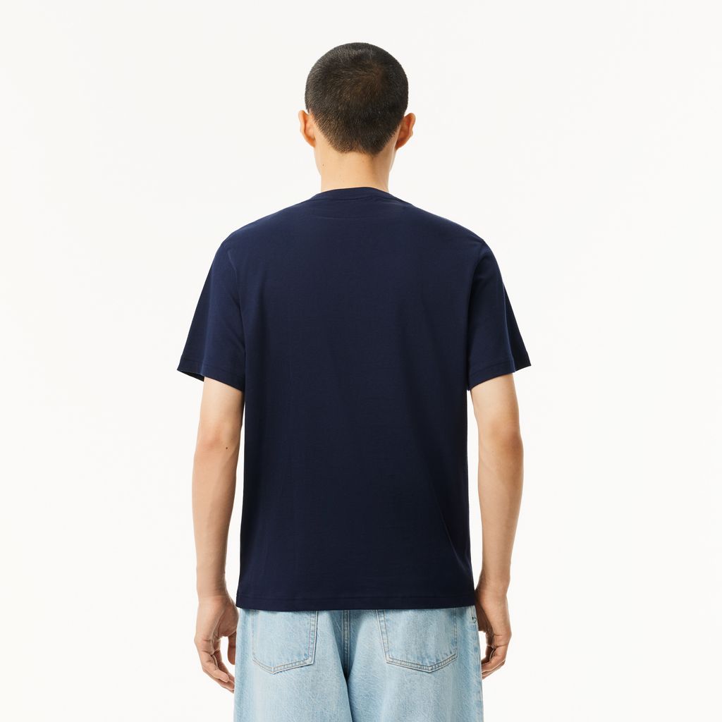 Áo Thun Lacoste Nam Chất Liệu Jersey Cotton Họa Tiết Color-Block