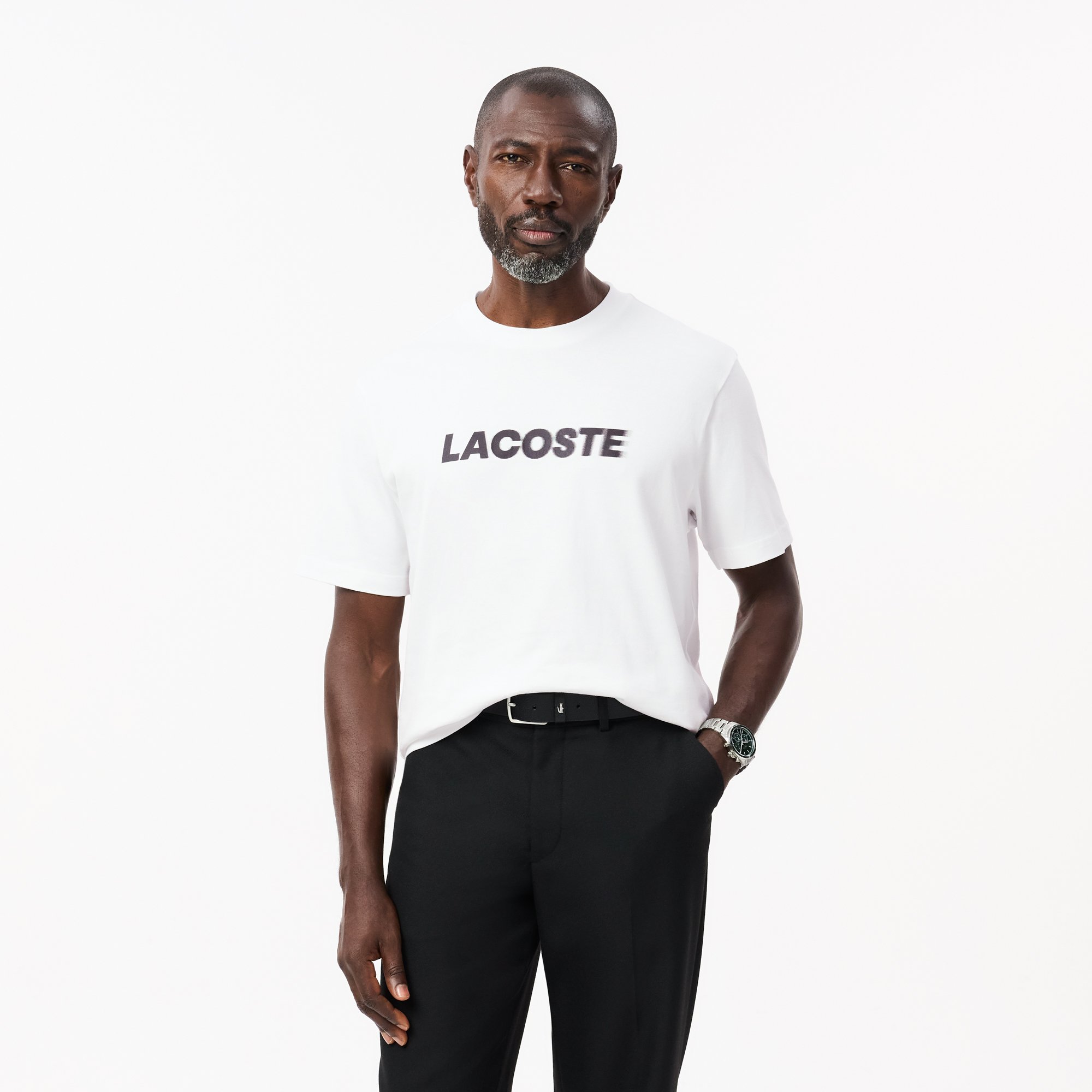 Áo Thun Lacoste Nam Chất Liệu Cotton Dày Có Logo
