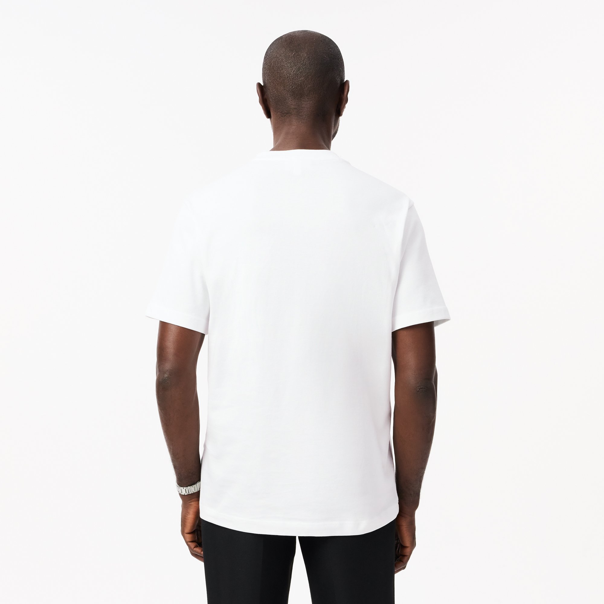 Áo Thun Lacoste Nam Chất Liệu Cotton Dày Có Logo