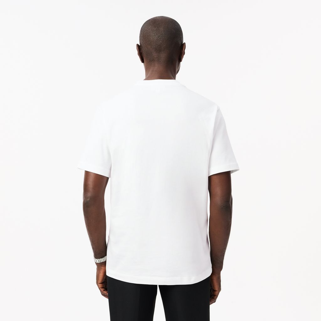 Áo Thun Lacoste Nam Chất Liệu Cotton Dày Có Logo