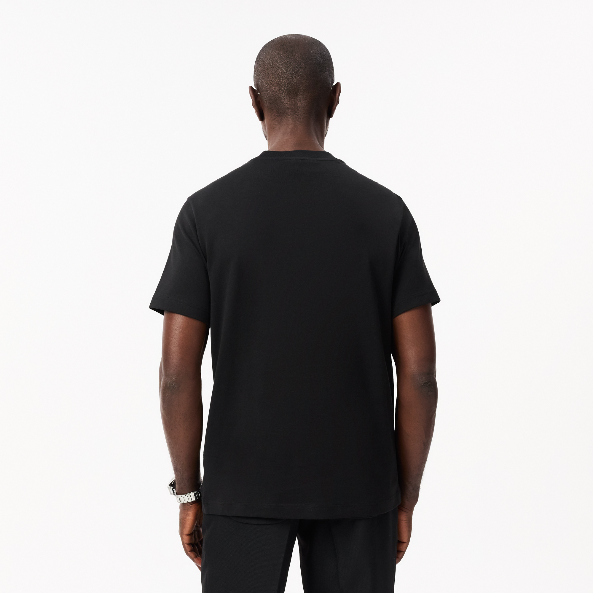 Áo Thun Lacoste Nam Chất Liệu Cotton Dày Có Logo