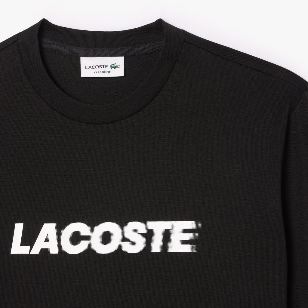 Áo Thun Lacoste Nam Chất Liệu Cotton Dày Có Logo