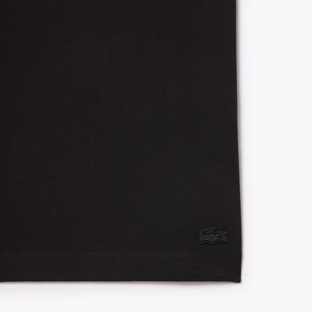 Áo Thun Lacoste Nam Chất Liệu Cotton Dày Có Logo